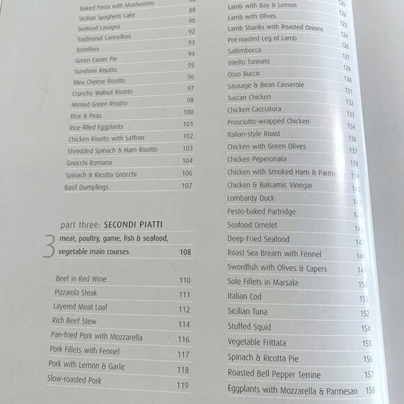 The Italian Cookbook Hardcover 140 Illustrated Recipes different regions Italy - Picture 9 of 14